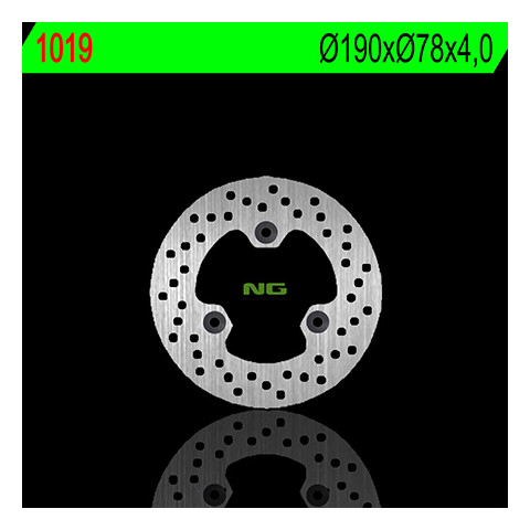 Disque de frein arrière NG 1019 rond fixe Suzuki