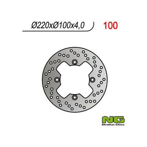 Disque de frein NG 100 rond fixe