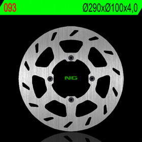 Disque de frein avant gauche NG 093 rond fixe Kawasaki KLX650