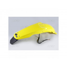 Garde-boue arrière & support de plaque avec feu UFO jaune Suzuki RM125/250