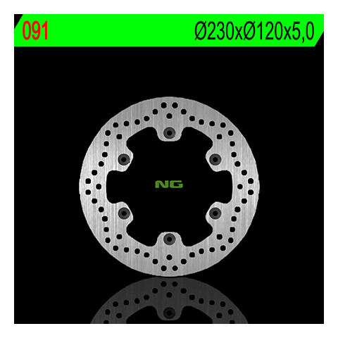 Disque de frein arrière droit NG 091 rond fixe Kawasaki