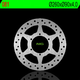 Disque de frein avant gauche NG 081 rond fixe