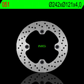 Disque de frein avant droit NG 051 rond fixe Suzuki DR600