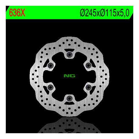 Disque de frein arrière NG 636X pétales fixe