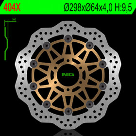 Disque de frein avant NG 404X pétale flottant