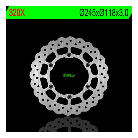 Disque de frein avant gauche NG 320X pétale fixe Yamaha