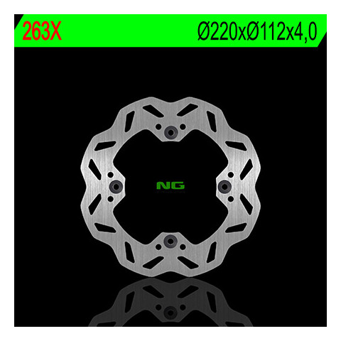 Disque de frein arrière droit NG 263X pétale fixe Sherco