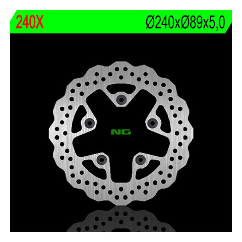 Disque de frein arrière NG 240X pétales fixe