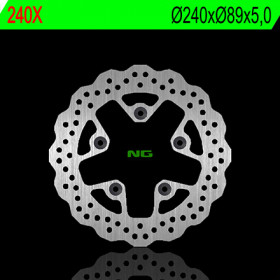 Disque de frein arrière NG 240X pétales fixe