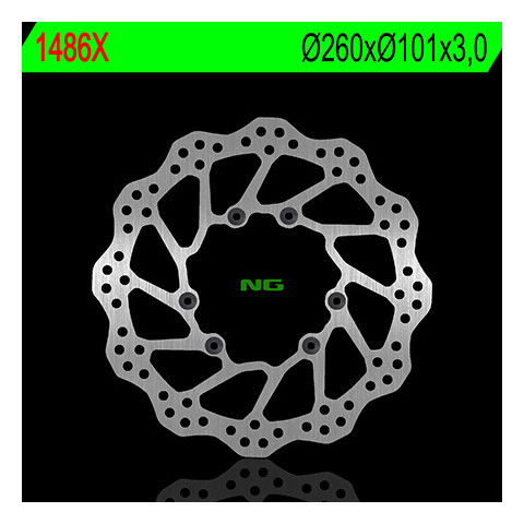 Disque de frein avant gauche NG 1486X pétale fixe Honda