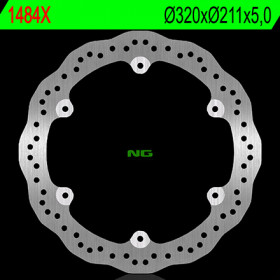 Disque de frein avant NG 1484X pétale fixe Honda