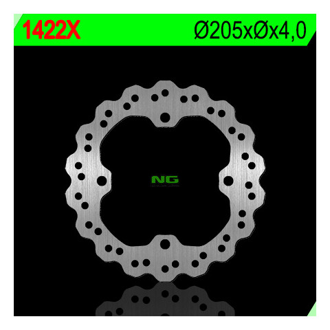 Disque de frein avant NG 1422X pétale fixe Polaris