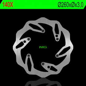 Disque de frein avant gauche NG 140X pétale fixe