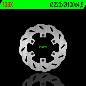 Disque de frein arrière droit NG 138X pétale fixe Kawasaki