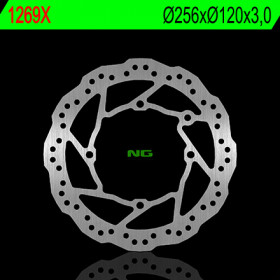 Disque de frein avant gauche NG 1269X pétale fixe Sherco