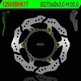 Disque de frein avant NG 1254XBH pétale flottant KTM SX/EXC