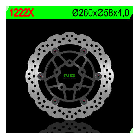 Disque de frein flottant wave avant NG Kymco Downtown 125