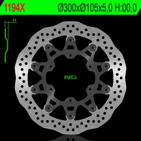 Disque de frein avant NG 1194X pétale flottant