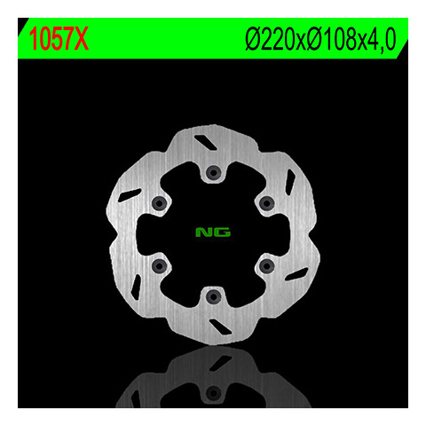 Disque de frein arrière droit NG 1057X pétale fixe Gas Gas