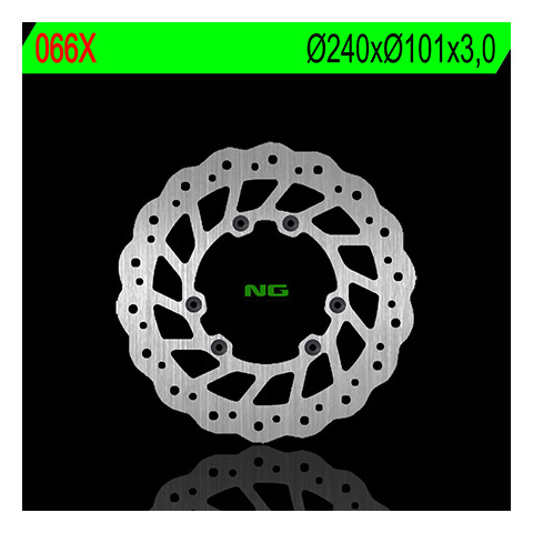 Disque de frein avant gauche NG 066X pétale fixe