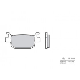 Plaquettes de frein BREMBO 07064XS métal fritté