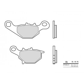 Plaquettes de frein BREMBO 07036CC organique Suzuki AN125/Epicuro UC125