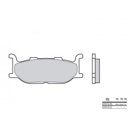 Plaquettes de frein BREMBO 07073XS métal fritté Yamaha Majesty 400/T-Max 500