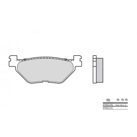 Plaquettes de frein BREMBO 07052XS métal fritté