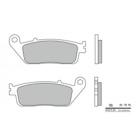 Plaquettes de frein BREMBO 07075XS métal fritté