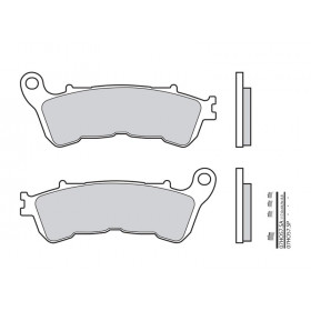 Plaquettes de frein BREMBO 07HO57LA métal fritté Honda CB500