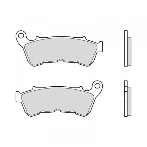 Plaquettes de frein BREMBO 07HD22SA métal fritté Harley Davidson 1000 XL