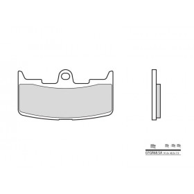 Plaquettes de frein BREMBO 07GR68SA métal fritté Buell