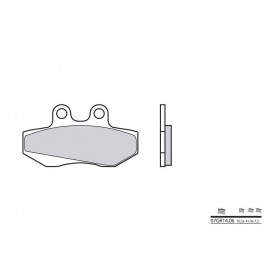 Plaquettes de frein BREMBO 07GR1406 organique