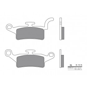 Plaquettes de frein BREMBO 07093CC organique