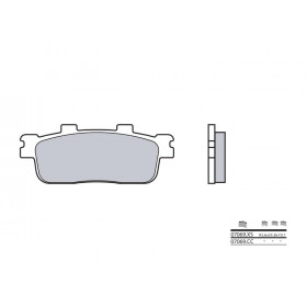 Plaquettes de frein BREMBO 07069CC organique