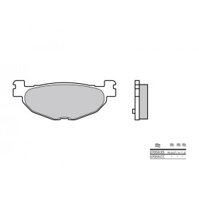 Plaquettes de frein BREMBO 07059XS métal fritté