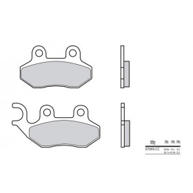 Plaquettes de frein BREMBO 07005CC organique