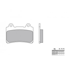 Plaquettes de frein BREMBO 07YA17SP métal fritté Yamaha