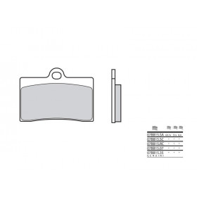 Plaquettes de frein BREMBO 07BB1507 organique