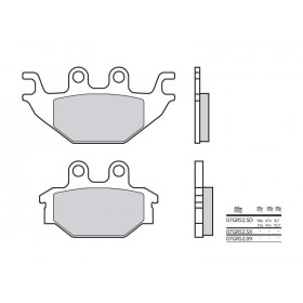 Plaquettes de frein BREMBO 07GR52SD métal fritté