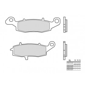 Plaquettes de frein BREMBO 07KA18SA métal fritté Suzuki/Kawasaki