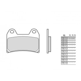 Plaquettes de frein BREMBO 07BB19RC organique