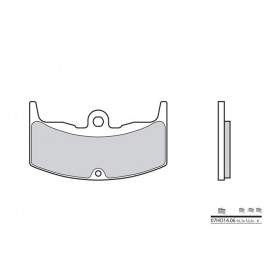 Plaquettes de frein BREMBO 07HO1406 organique Honda VF400F