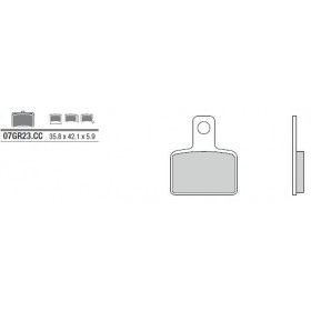 Plaquettes de frein BREMBO 07GR23CC organique Beta Evo125