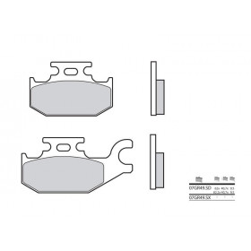 Plaquettes de frein BREMBO 07GR49SD métal fritté