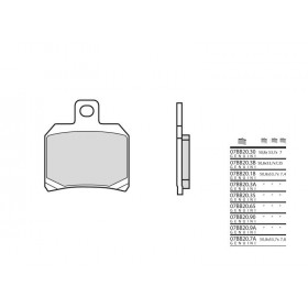 Plaquettes de frein BREMBO 07BB209A organique