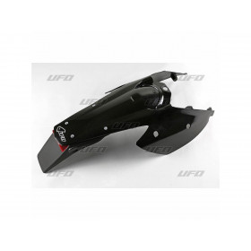 Garde-boue arrière + support de plaque avec feu UFO noir KTM EXC