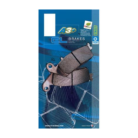 Plaquettes de frein CL BRAKES 2961A3+ métal fritté