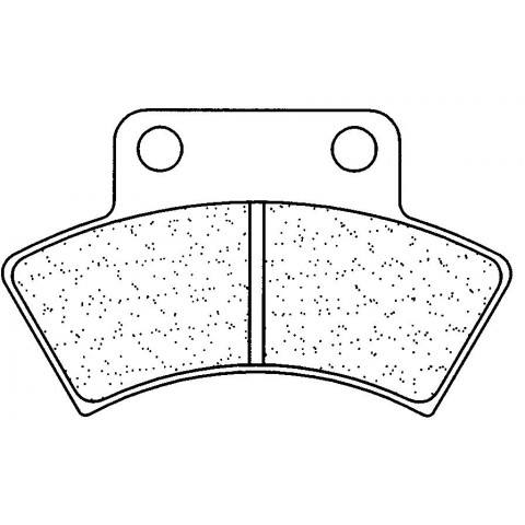 Plaquettes de frein CL BRAKES 2924ATV1 métal fritté