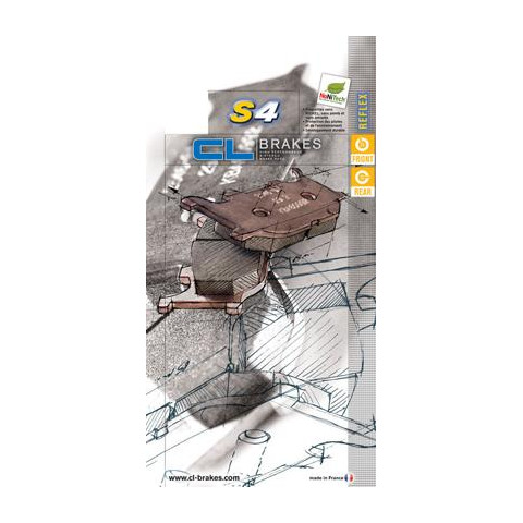 Plaquettes de frein CL BRAKES 2802S4 métal fritté